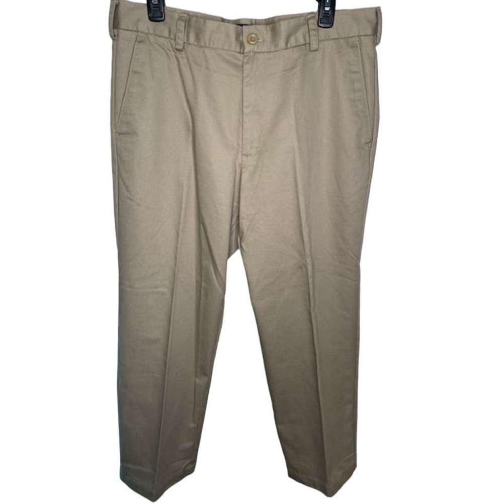 Izod American Chino Straight Fit 34x30 Tan Men's Pants